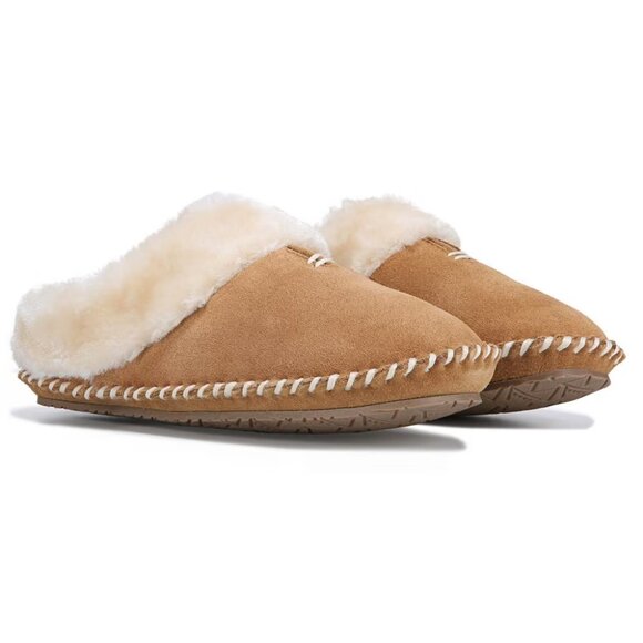 MINNETONKA Caitlin Suede Moccasin Clog Slippers NEW - Picture 1 of 4